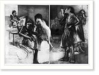 Closed ward no. 12. (diptych), Historic Print