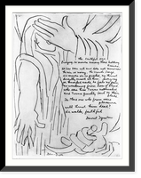 Antique Photo Print - Illustration for poem The Faithful One by David