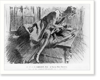 Historic Framed Print, A young man drawing,  17-7/8" x 21-7/8"
