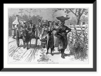 Going to market. a scene near Savannah, Georgia.E.A. Abbey. Classic, Historic Print