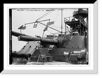 Historic Framed Print, War game-10 in. gun practice- SEATTLE,  17-7/8" x 21-7/8"