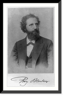 Historic Framed Print, [Franz Brentano, 1838-1917, head-and-shoulders portrait, facing right],  17-7/8" x 21-7/8"