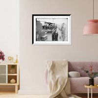 Historic Framed Print, SEATTLE-Roll Call, evening dress,  17-7/8" x 21-7/8"