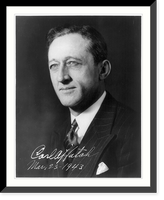 Historic Framed Print, [Carl A. Hatch, 1889-1963, bust portrait, facing left],  17-7/8" x 21-7/8"