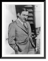 Historic Framed Print, [Ernst Lubitsch, half, facing right],  17-7/8" x 21-7/8"
