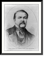 Historic Framed Print, [George Augustus Sala, bust portrait, facing right],  17-7/8" x 21-7/8"