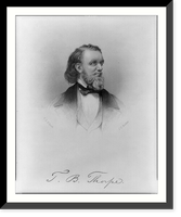 Thomas Bangs Thorpe, 1815-1878, bust, facing right Classic, Antique Print