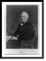 Historic Framed Print, [Louis Adolphe Thiers, 1797-1877, three-quarter length portrait, seated, facing left],  17-7/8" x 21-7/8"