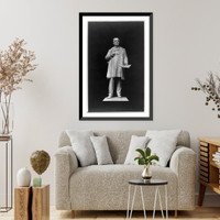 John Sargent Pillsbury, 1828-1901, full-length portrait, standing, Vintage Wall Art