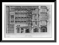 Skizze des Residenztheaters zu Munchen"" Classic, Vintage Wall Art