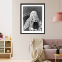 Sir William Blackstone, half-length portrait, seated, facing slightly left.T. Hamilton Crawford, printer, Antique Wall Art