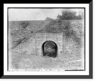 Railroad culvert overpass, Lexington, Va. Classic, Historic Print