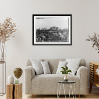 Reid Hall - full frontal view in winter, W&L Univ., Lexington, Va. Classic, Antique Poster