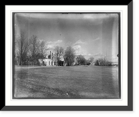 Superintendent A.J. Davis' house from across football field, V.M.I., Lexington, Va, Historic Print