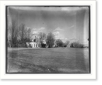 Superintendent A.J. Davis' house from across football field, V.M.I., Lexington, Va, Historic Print