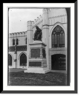 Statue of Virginia mourning her dead - front view, V.M.I., Lexington, Va, Antique Wall Art