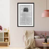 Black & White Photo - The Colonial Gazette. Oct. Supplement Num, 1781