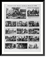 Illustrations of the American Anti-Slavery Almanac for 1840 Classic, Vintage Wall Art