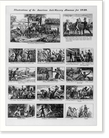 Illustrations of the American Anti-Slavery Almanac for 1840 Classic, Vintage Wall Art