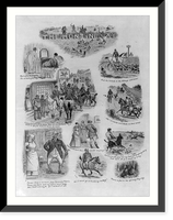 Illustrated humorous poem about the importance of fox hunting in British social life: The Hunting Day"", Historic Print