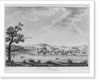 Historic Framed Print, View of Pittsbourgh,  17-7/8" x 21-7/8"