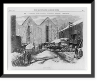 Mr. Charles ice-stores, Lindsey House, Chelsea: carting the ice Classic, Vintage Poster