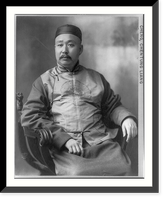 Chen-Tung Liang, three-quarter length portrait, seated, facing left, Vintage Print