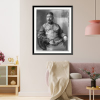 Chen-Tung Liang, three-quarter length portrait, seated, facing left, Vintage Print