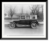 Historic Framed Print, [Taxicabs in Washington, D.C.: Red Star" - Capitol in bg.]",  17-7/8" x 21-7/8"