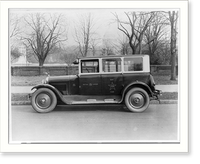 Historic Framed Print, [Taxicabs in Washington, D.C.: Red Star" - Capitol in bg.]",  17-7/8" x 21-7/8"