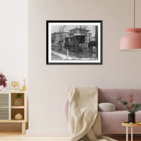 Historic Framed Print, [Conn. Bridgeport. Street railway. Mar. 1892],  17-7/8" x 21-7/8"