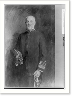 William Snowden Sims, 1858-1936, three-quarter length portrait, standing Classic, Vintage Poster