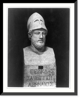 Pericles, 494-429 B.C., head portrait, facing right, Vintage Poster