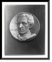 Historic Framed Print, [Carl Maria von Weber, head portrait, facing left],  17-7/8" x 21-7/8"