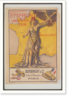 Emprunt de la Libeacuteration 1918. Souscrivez!, Vintage Print