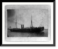 Red Cross relief ship, STATE OF TEXAS; starboard broadside, Vintage Wall Art