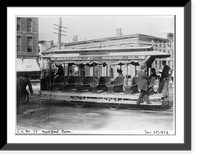 Conn. - Hartford - horse-drawn street railways: Hartford St. Railway - Farmington Ave. - Parkville car #73, Antique Wall Art