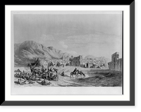 Historic Framed Print, Caravansary of Mayar, exterior,  17-7/8" x 21-7/8"