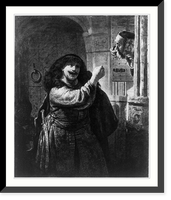 Historic Framed Print, Samson threatening his father-in-law - 2,  17-7/8" x 21-7/8"