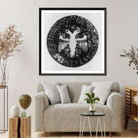 Scanderbeg's seal bearing the family crest, Vintage Poster