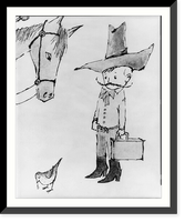 Historic Framed Print, [Illustration by Maurice Sendak from his children's books; See LCQJ Oct. 1971] - 8,  17-7/8" x 21-7/8"