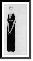Lillian Gish, designer's sketch of one of her costumes for the film Romola (1924), Antique Poster