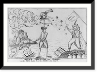 Thunder, lightning and smoke, or, the wind shifted from the north to the east, Historic Print