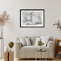 Thunder, lightning and smoke, or, the wind shifted from the north to the east, Historic Print