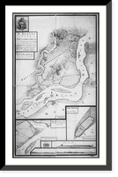 View of the Rebel fort and works, on Mud Island comprehending Red-Bank on the Jersey shore; taken from * southeast shore of Carpenter's Island in front of the 6 gun battery.surveyed & drawn by P