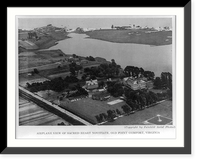 Va. - Old Point Comfort - Sacred Heart Novitiate: aerial view of grounds, Vintage Poster