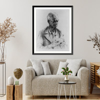 Historic Framed Print, Le Vigneron,  17-7/8" x 21-7/8"