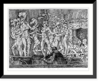 Historic Framed Print, Minsky's New Gotham Chorus,  17-7/8" x 21-7/8"