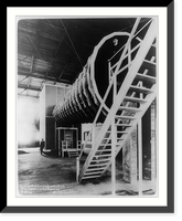 Curtiss Engineering Corp. Garden City, L.I. Wind tunnel, looking forward Classic, Historic Print