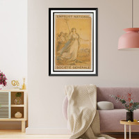 Emprunt National. Socieacuteteacute Geacuteneacuteral Classic, Vintage Print
